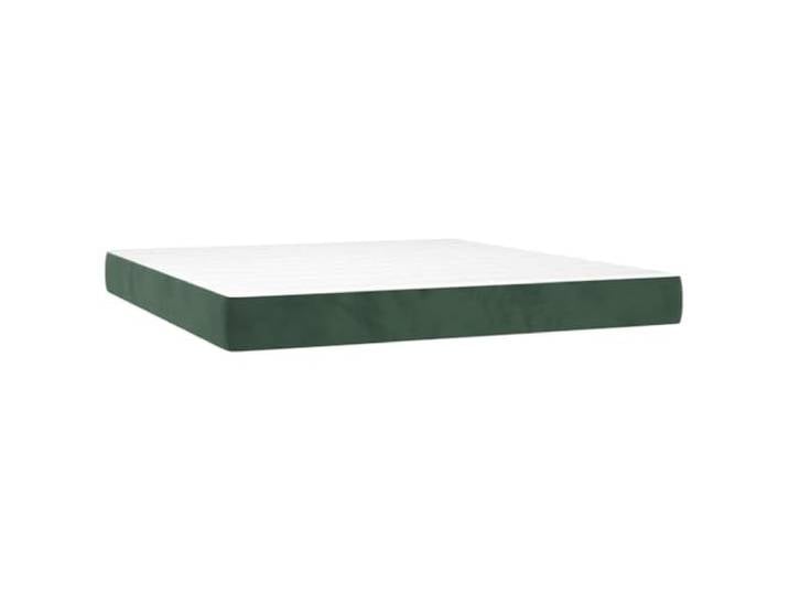 FDSAQOPT Taschenfederkernmatratze Mittel Dunkelgrün 160x220x20 cm Samt Mittelharte Unterstützung, Taschenfedern, Schaumstoff, Samtstoff, 160x220x20 cm