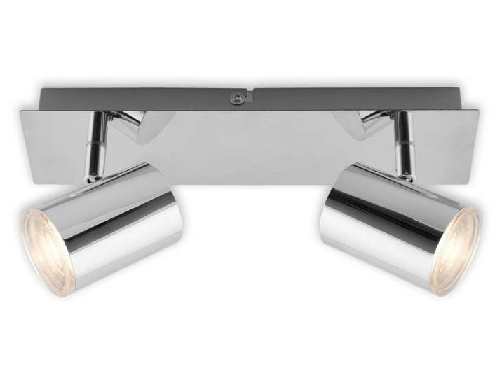 LED Badleuchte Spotleuchte IP44 GU10 IP44 5 W chrom Metall-Kunststoff Briloner