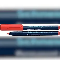 Schneider Permanentmarker 240 Rundspitze 1-2mm, rot,