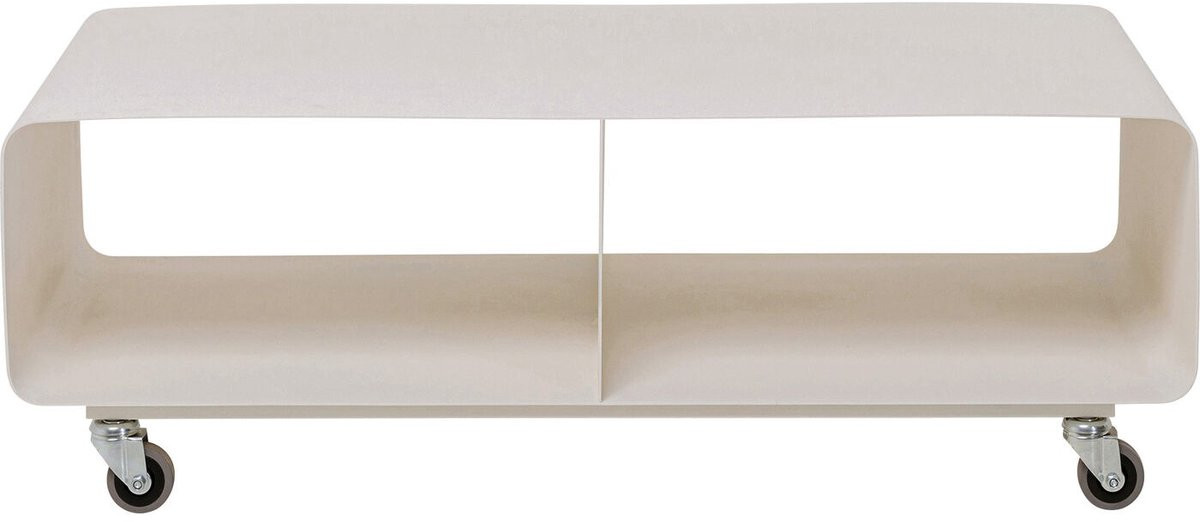Kare Design TV-meubel Lounge op wielen creme retro