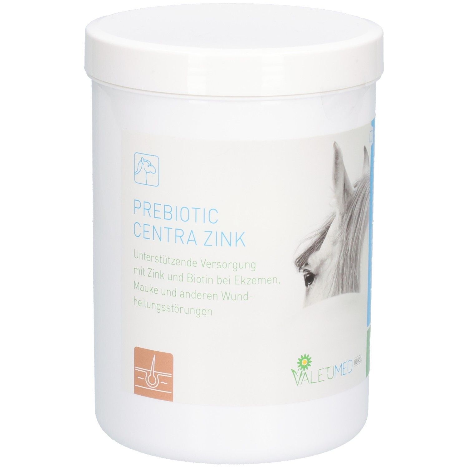 Valetumed Prebio.Centra Zink Erg.Fu.Mi.Plv.f.Pferd 750 g Pulver