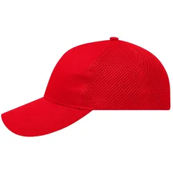 Mesh Basecap "MB6216" 6-Panel-Air - red