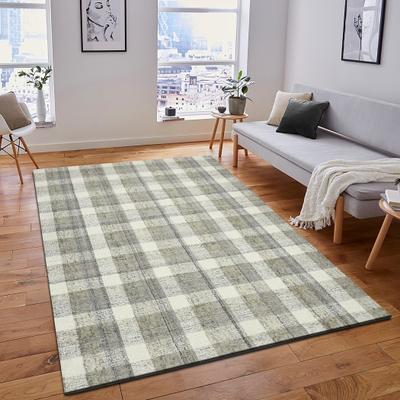 Amer Rugs Tennessee Tartan Plaid Hand-Tufted Wool Rug