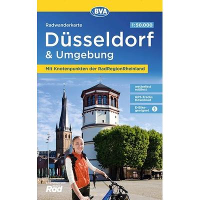 BVA Radwanderkarte Düsseldorf & Umgebung mit Knotenpunkten der RadRegionRheinland 1:50.000, Sonstige von , KOMPASS Freytag & Berndt, 978-3-96990-101-4