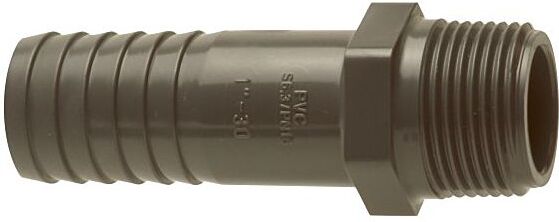 Bänninger PVC-U Druckschlauchtülle 1680720032 R 3/8", DN 10, mit kegligem AG