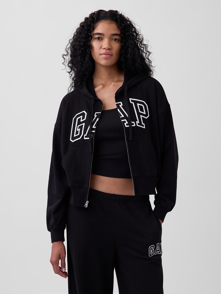 GAP Sweatjacke in Schwarz - XS