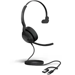 Jabra Evolve2 50 UC Mono kabelgebundenes Headset, USB-C, USB-A