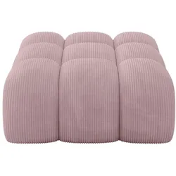 POUF OLEA-PUF 91x87x44 cm Rosa Cord Modular Sitzhocker