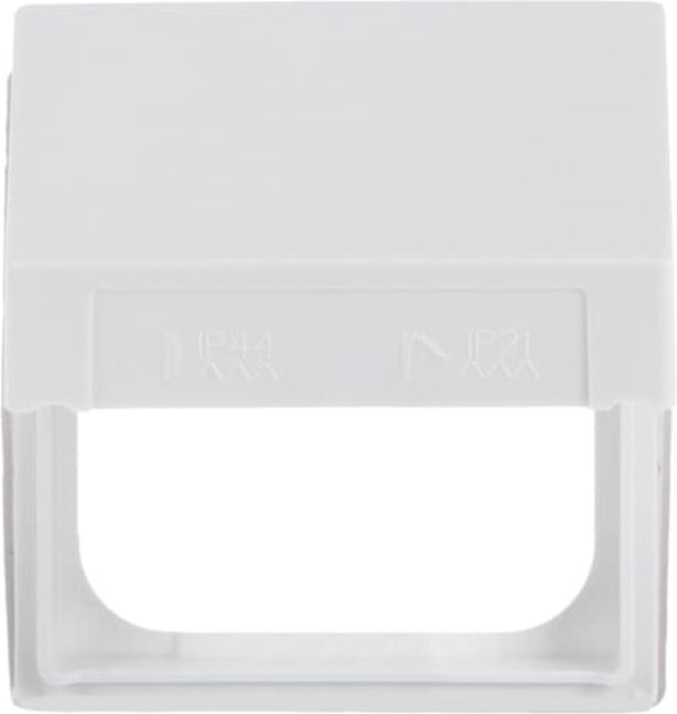 Busch-Jaeger Entretoise avec couvercle rabattable RAL9016 2518-WD-84 (2CKA001719A0220)