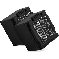 Cellonic Akku für Panasonic NV-GS17, NV-GS27, NV-GS75, NV-GS120, NV-GS180, NV-GS230 (Kamera Akku), Kamera Stromversorgung, Schwarz