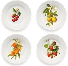 "Abode Homewares Fruitstand NewWave Melamine Salad Plate - Assorted Colors - 8.7"" - Set of 4"