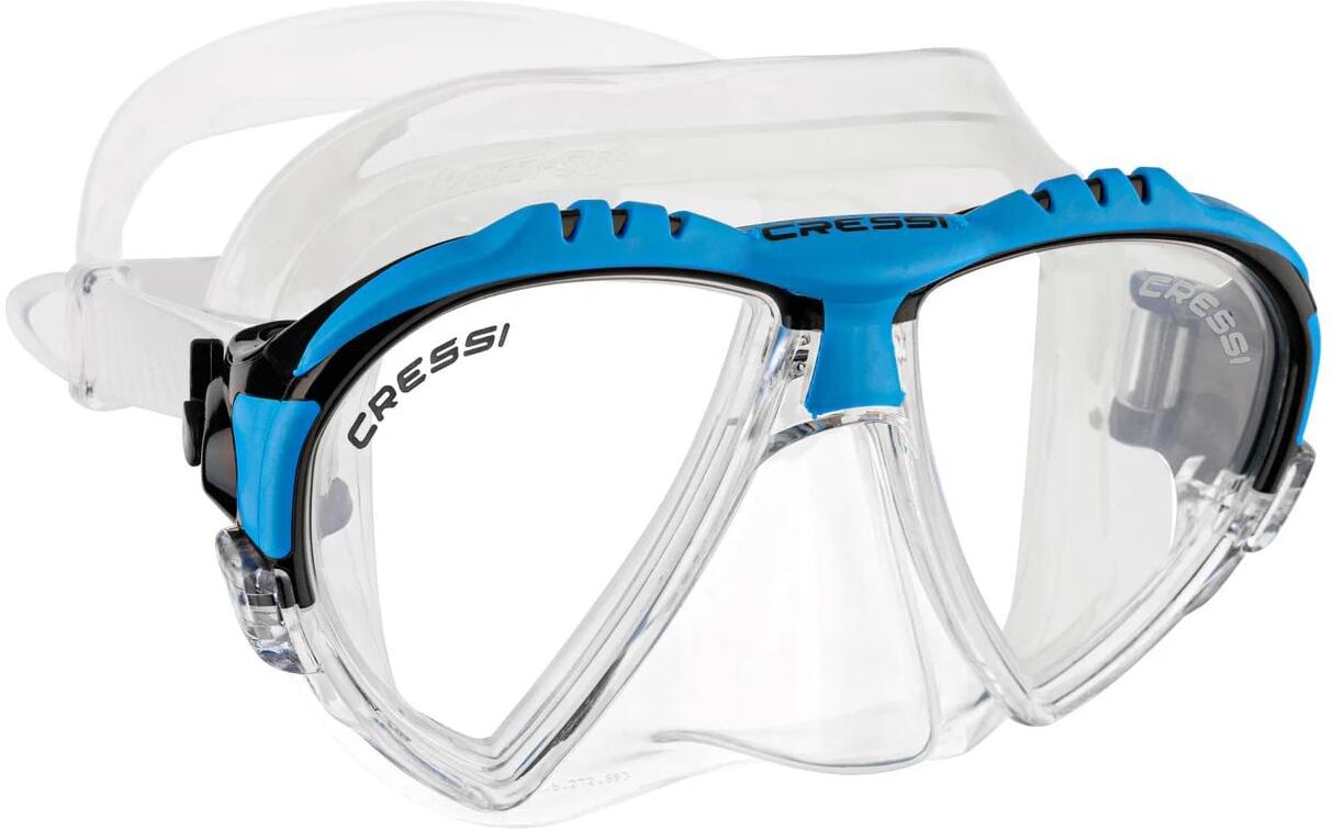 Schwimmbrille CRESSI, blau (blau, transparent), Sportbrillen, Schwimmbrille blau, transparent Einheitsgröße