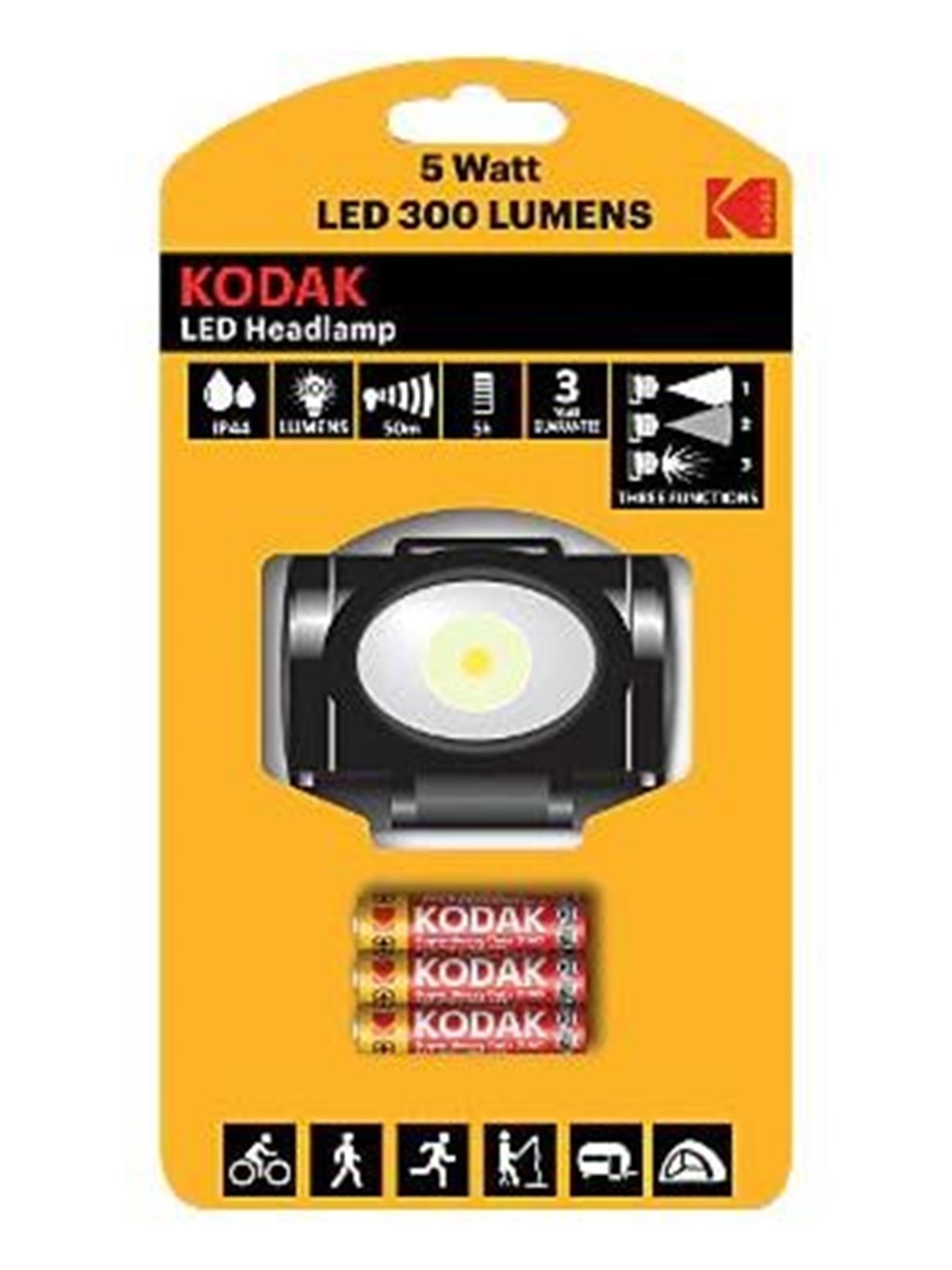 KODAK LED Headlamp 300 Lumen