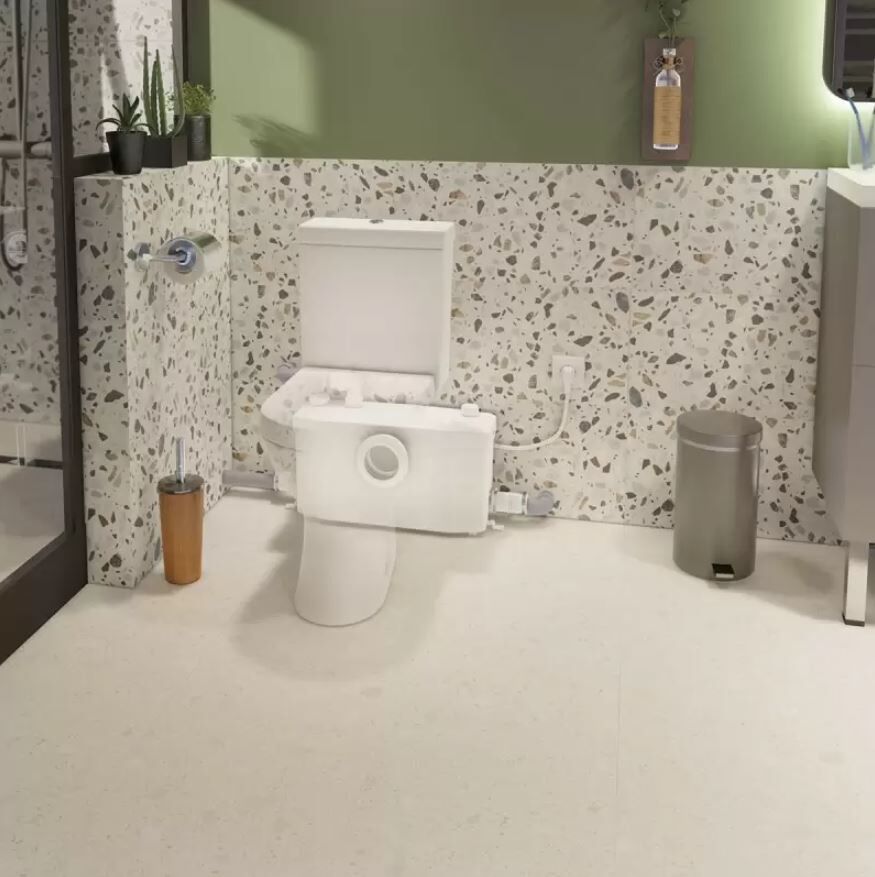 Broyeur adaptable 400 W SANIPLUS UP pour WC et douche SFA SPUPSTD
