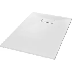 vidaXL Duschwanne SMC Weiß 120×70 cm