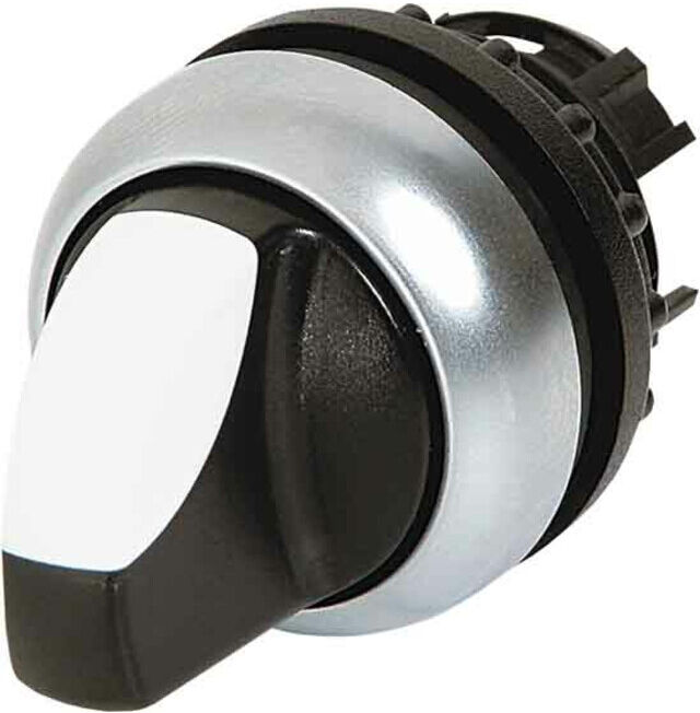 Eaton Bouton de sélection avec poignée à manette 3 positions, blanc M22-WK3 (216870)