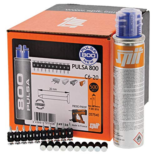 Spit Standaardnagels C6-25 met Gaspatroon (10-er gemagazineerd)
