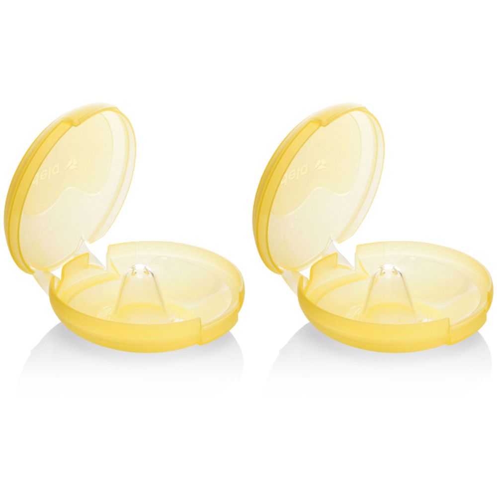 Medela Contact Brusth L+Ab x2 2x2 St Brusthütchen, -hauben, -schalen