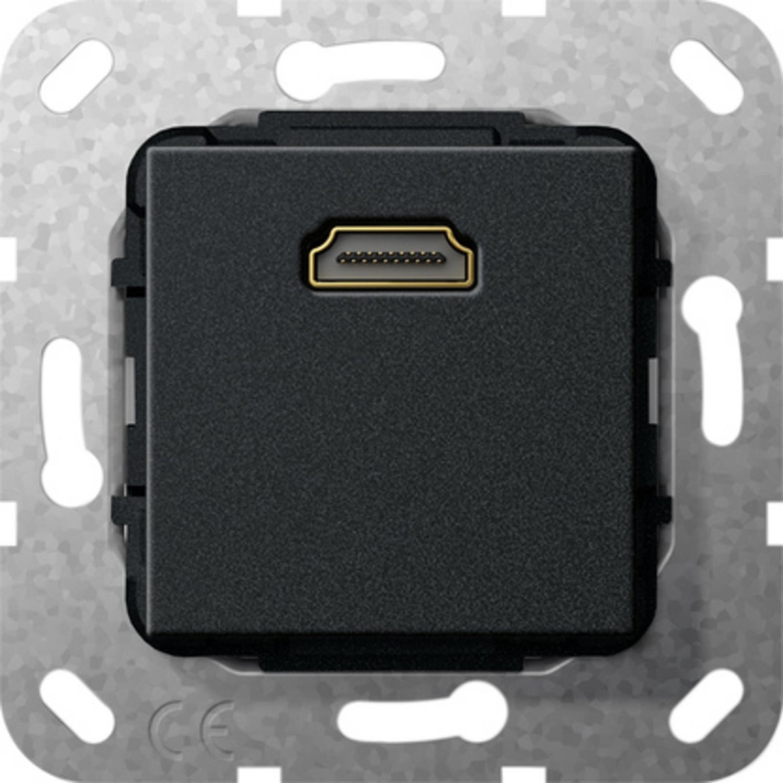 Gira 566910 HDMI-module in het zwart