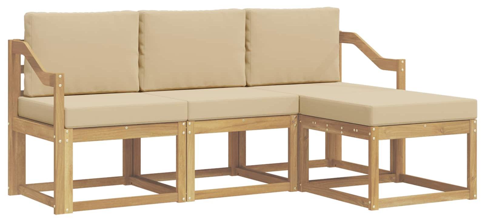 Outdoor-Sofagarnitur 4 pcs