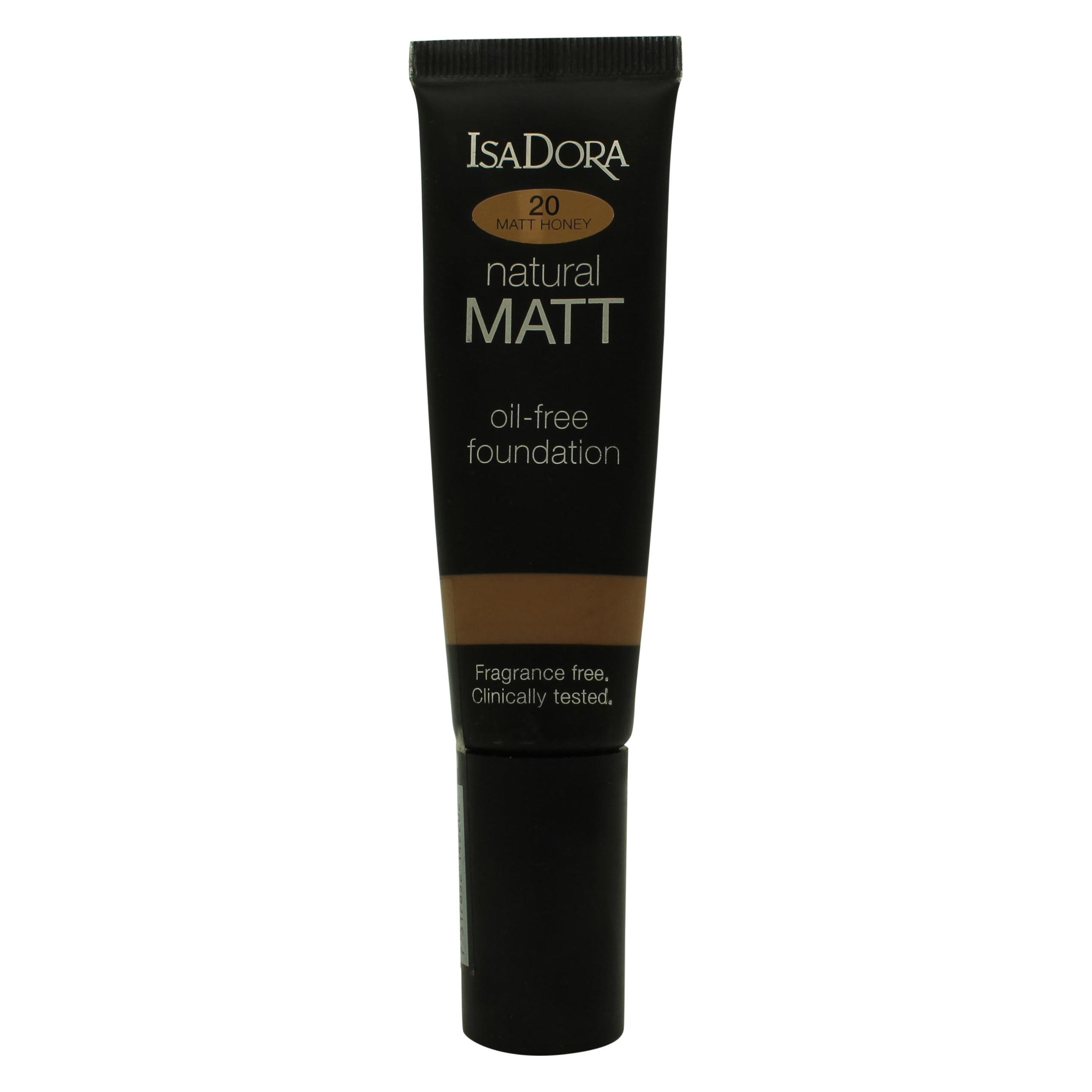 Isadora Natural Matt Oil-Free Foundation 35ml - 20 Honey (Honey) (trv041706)