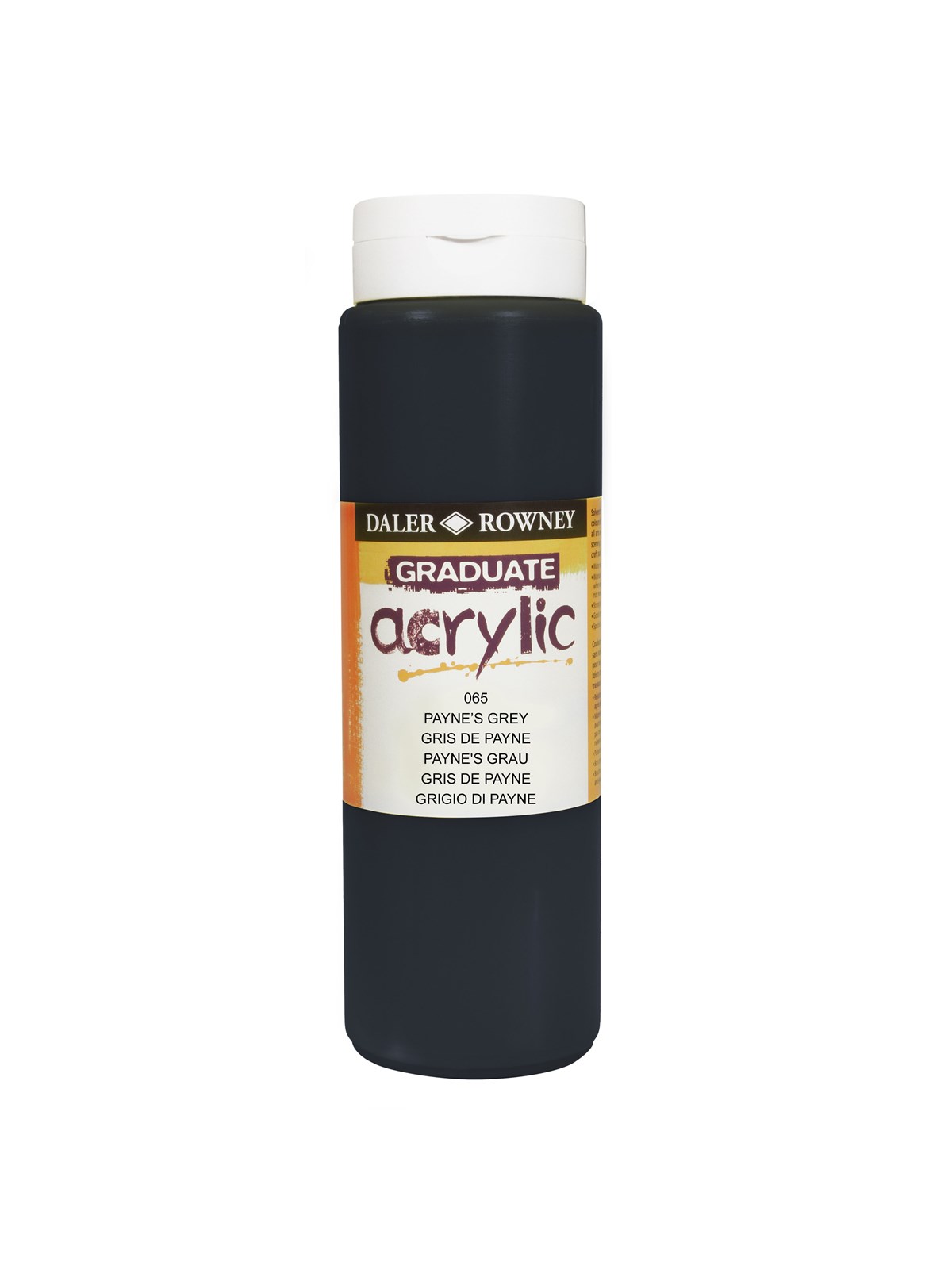 Daler-Rowney Graduate Acrylic 500 ml Paynes Grey