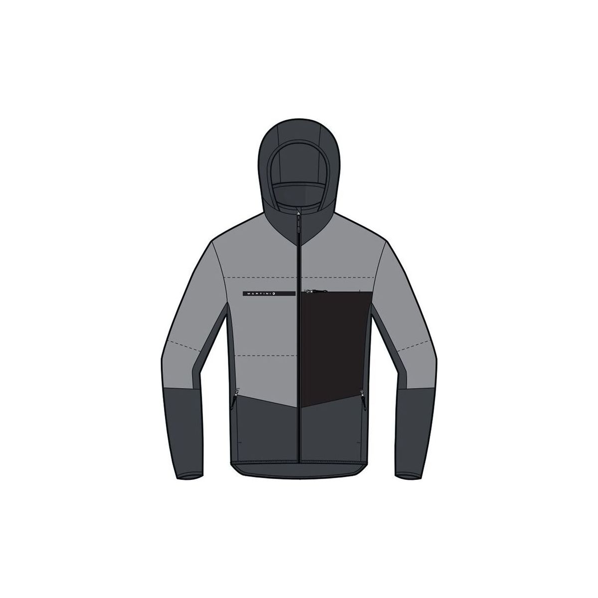 Martini Yalca Hybrid Jacket Primaloftm ash/granite (421) XXL JV7MR0466B-421-XXL