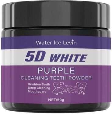 Inspired Finds BrilliantSmile Purple Teeth Whitening Powder Daily Deep Clean Polishing Formula 1pc