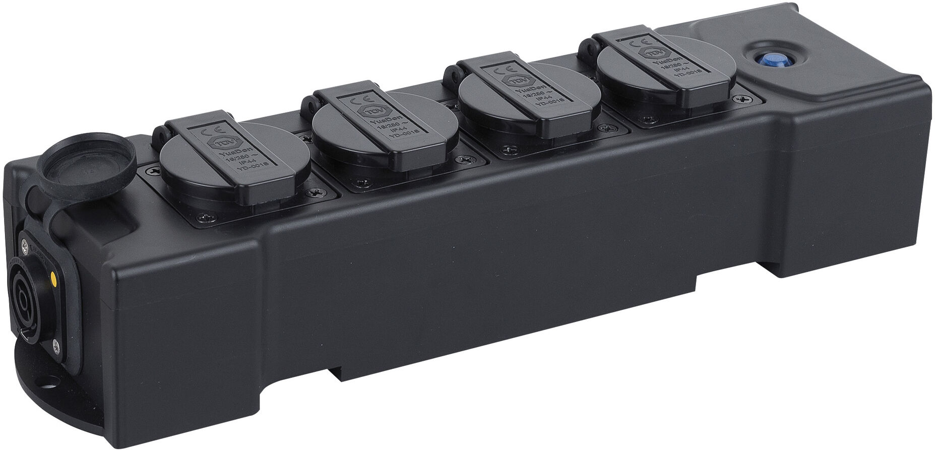 Showgear Powerbox 4 Pro Power True1 Eingang – 2x Pro Power True1 Ausgang