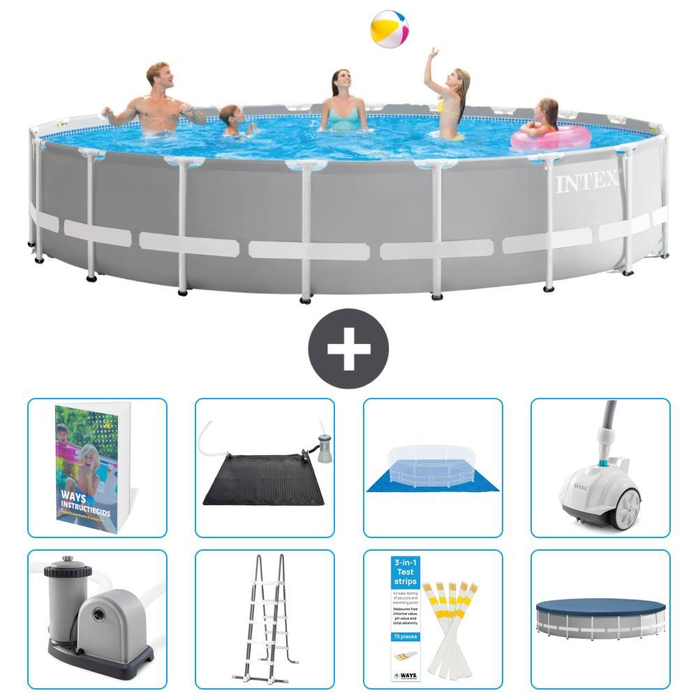 Prism Frame Pool Rund - 610x132 cm - 7-teilig S600