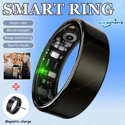 Uplift Treasures Smart Fitness Health Ring Heart Rate SpO2 Sleep Multi Sport Tracker black 14