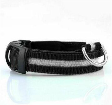 Pet Hub Waterproof LED Dog Collar With Light Black XL