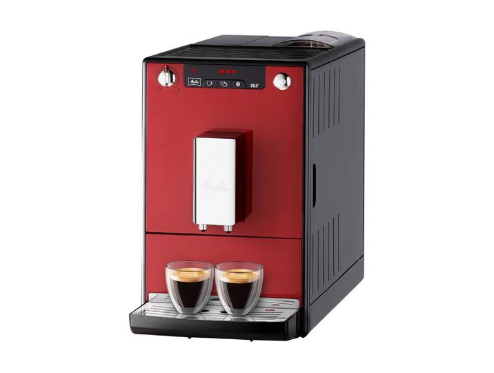 MELITTA Kaffeevollautomat Solo E950-204 Rot , Energieeffizienz: A, rot, B:20cm H:33,4cm T:45,9cm, Kaffeevollautomaten, Kaffeevollautomat
