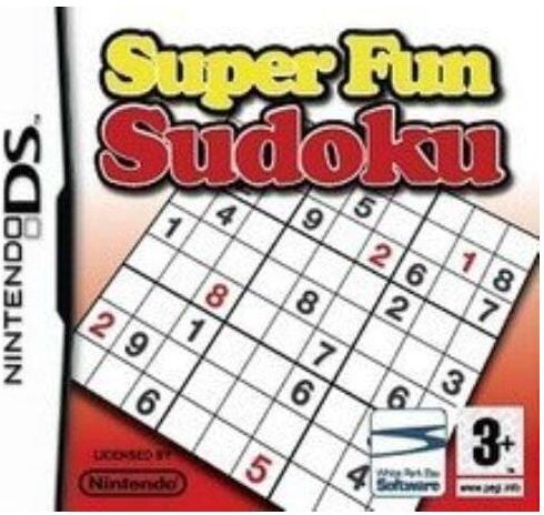 Super Fun Sudoku for Nintendo DS Complete Ages 3 Great Puzzle Game, Used