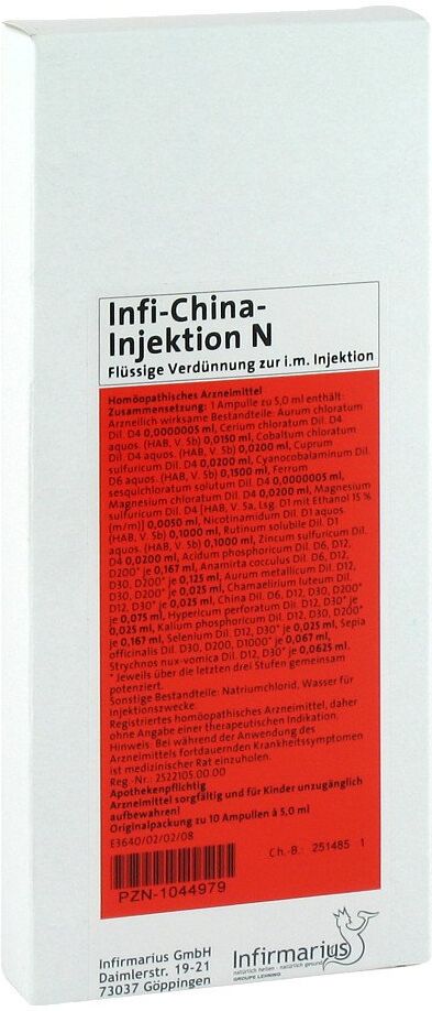 Infi China Injektion N Ampullen