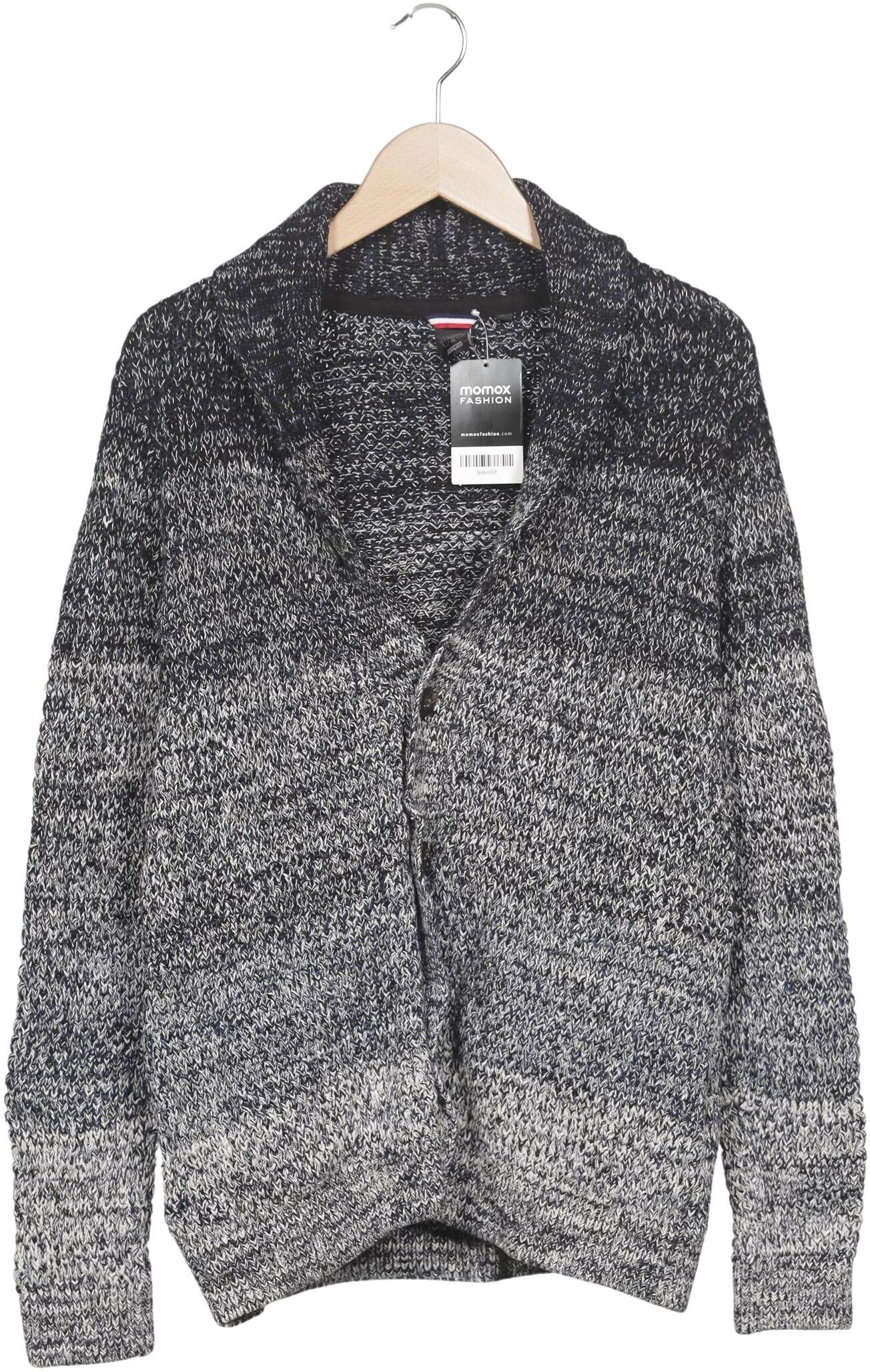 le temps des cerises Herren Strickjacke, Grau, Gr. L, Baumwolle - Second Hand