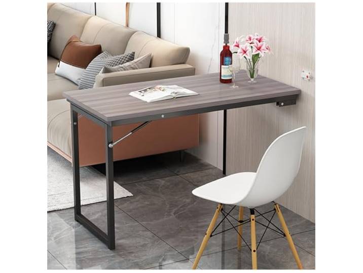 Pounjsd platzsparender esstisch ausziehbar, Wandtisch Klappbar, Schwimmender Esstisch,Klappbarer Wandtisch, für Esszimmer Wohnzimmer Schlafzimmer Balkon Küchentisch