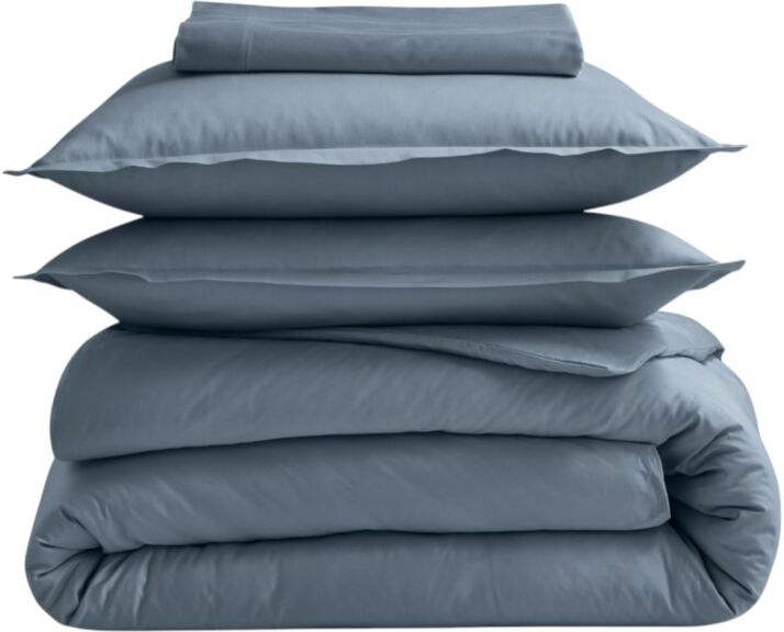 Drap housse 100% coton Tradilinge ORAGE (Couleur : Orage)