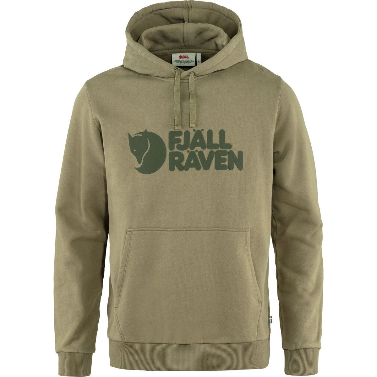 Fjällräven Logo Hoodie M light olive (622) M F84144-622-M