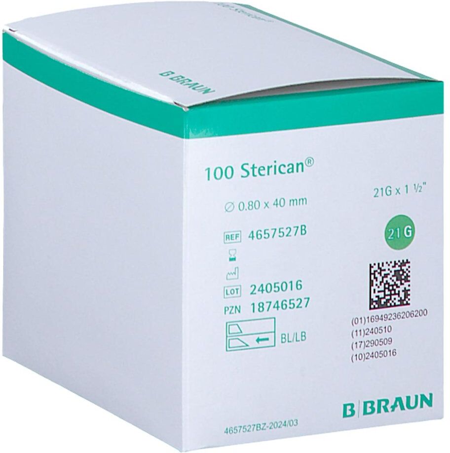 Sterican Einmalkanüle 21 G 40 Mm