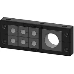 Icotek Kabeleinführungsleiste KEL 24/7 schwarz