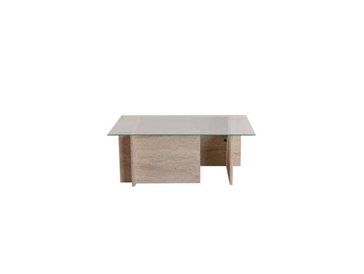 Habitat Garten Couchtisch vetrino beige, Beige, Holz, 65x40x105 cm, Wohnzimmer, Wohnzimmertische, Couchtische