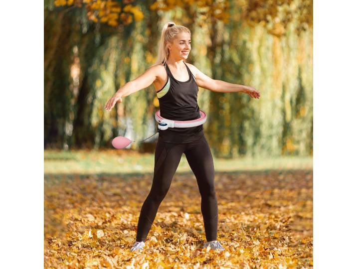 SPORTNOW Hula Hoop Massage Ajustable 76-113cm Fitness
