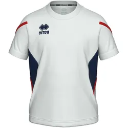 Errea, Unisex, Sportshirt, Shirt Curtis S/S Ad (S), Weiss