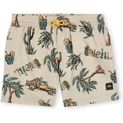 O'NEILL Kinder Badehose MIX & MATCH CALI PRINT 13'' SWIM SHORTS, Größe 176 in Braun Braun