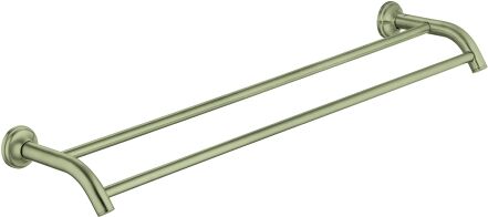 Grohe Essentials Authentic Badetuchhalter 40654EN1 double, nickel brossé, longueur 626mm