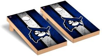 Skip's Garage Westfield State Owls Vintage Cornhole Board Set
