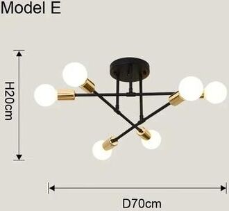 Uplifted Goods Modern LED Pendant Ceiling Light d no Bulb