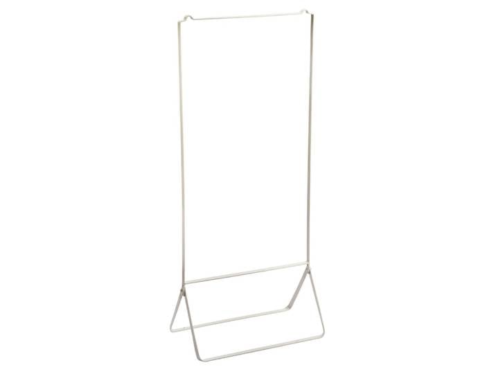 Portant à vêtements métal blanc 25x51