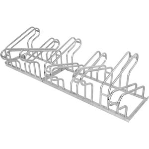 Moravia Fahrradständer Classic, Bodenmontage / freistehend, Einstellparker, beidseitig, Breite 175cm, für 10 Fahrräder